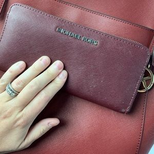 Michael Kors Wallet (Maroon)